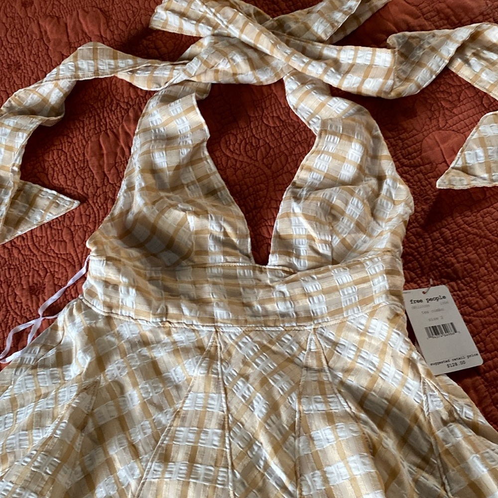 Free People Tie neck sundress